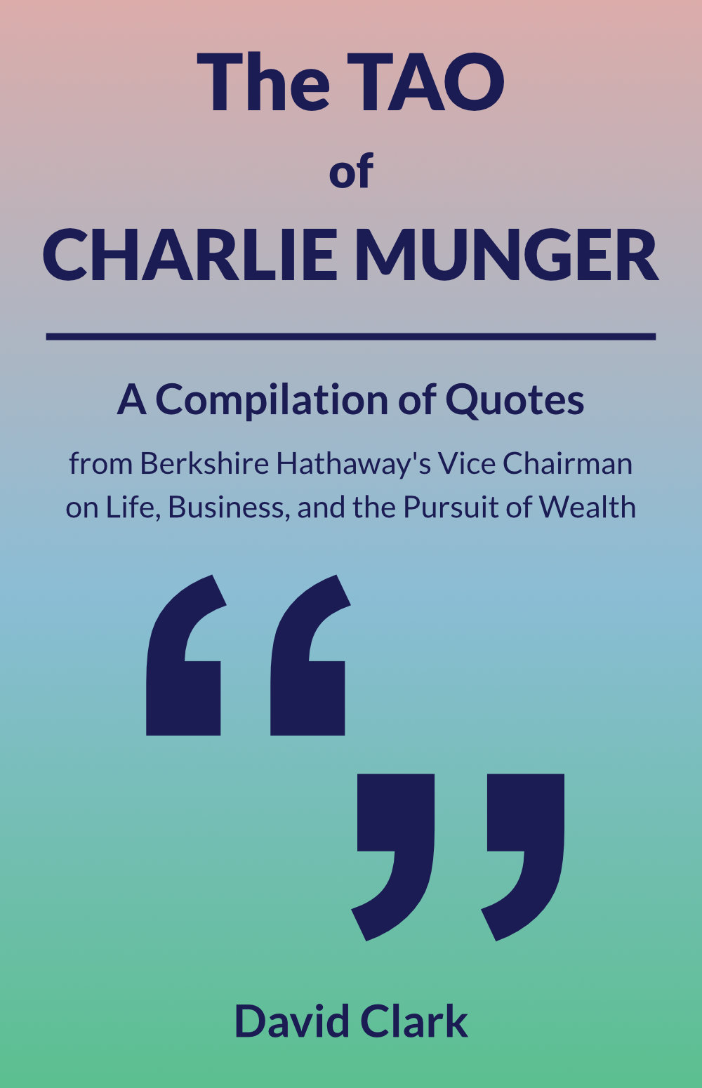 The tao of charlie minger